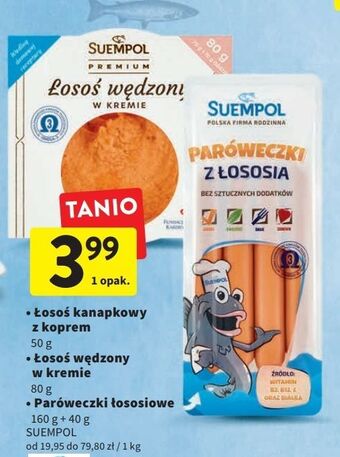 Intermarche Łosoś wędzony w kremie suempol oferta