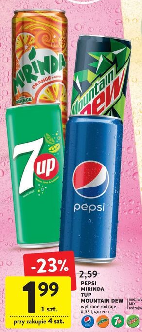 Intermarche Napój pepsi oferta