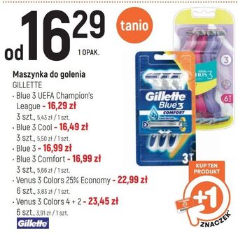 Intermarche Maszynka do golenia gillette blue 3 cool oferta