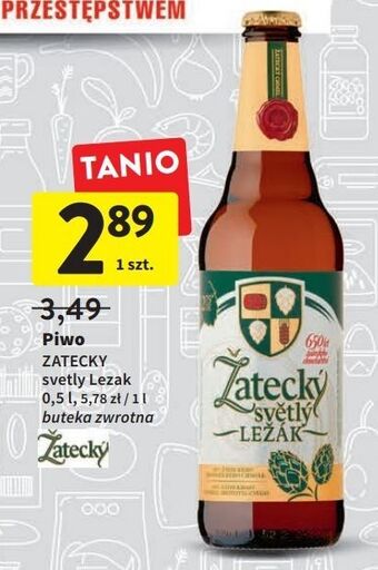 Intermarche Piwo zatecky svetly lezak oferta