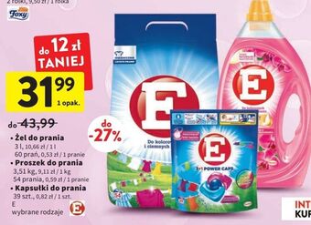 Intermarche Kapsułki do prania e 3+1 power caps oferta