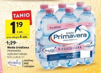 Intermarche Woda niegazowana primavera oferta