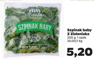 Netto Szpinak baby z zieleniaka oferta
