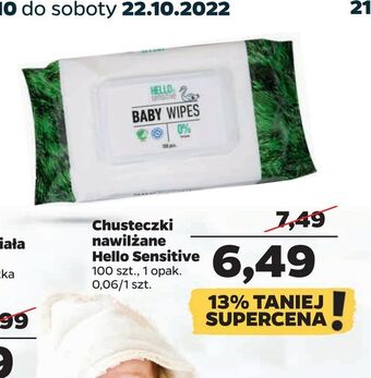 Netto Chusteczki nawilżane hello sensitive oferta