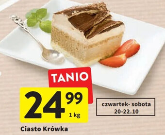 Intermarche ciasto krówka 1kg oferta