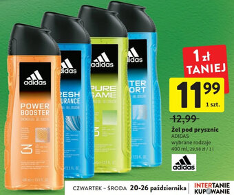 Intermarche adidas żel pod prysznic 400ml oferta
