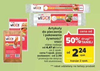 Carrefour Vigo artykuły do pieczenia i pakowania żywności oferta