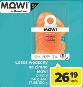 Carrefour Mowi łosoś wędzony na zimno 150g oferta