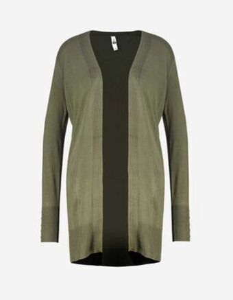 Takko Fashion Dział damski długi kardigan - mieszanka wiskozowa oferta