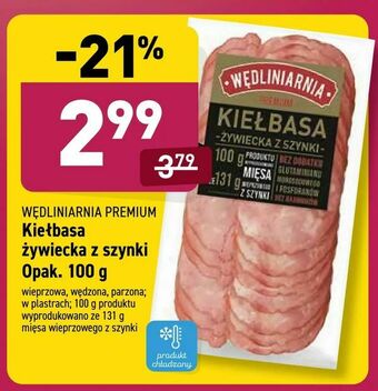 ALDI Kiełbasa żywiecka z szynki oferta