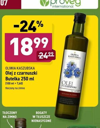 ALDI Olej z czarnuszki oferta
