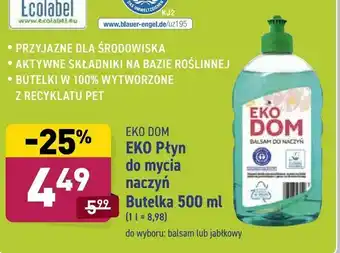 ALDI EKO Płyn do mycia naczyń oferta