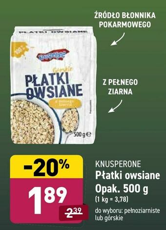 ALDI Płatki owsiane oferta