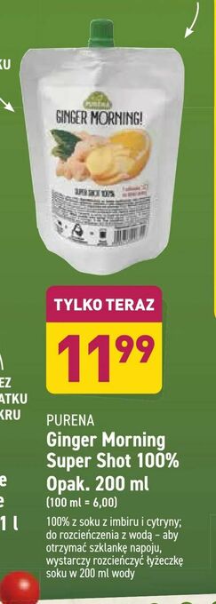 ALDI Ginger Morning Super Shot 100% oferta