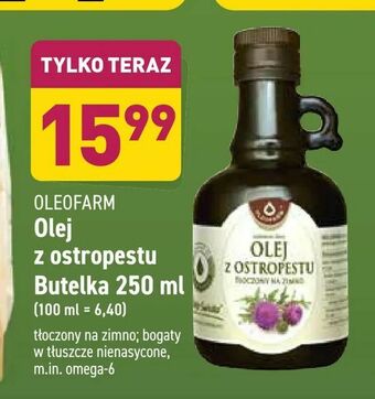 ALDI Olej z ostropestu oferta