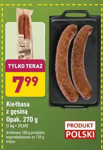 ALDI Kiełbasa z gęsiną oferta