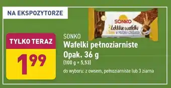 ALDI Wafelki pełnoziarniste oferta