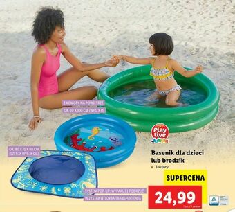 Lidl Basenik dla dzieci lub brodzik oferta