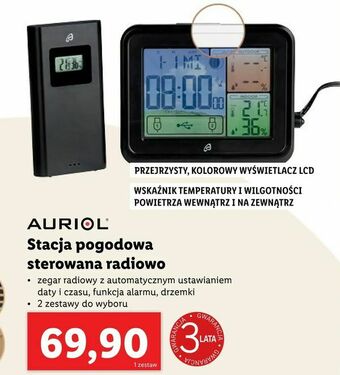 Lidl Stacja pogodowa sterowana radiowo oferta