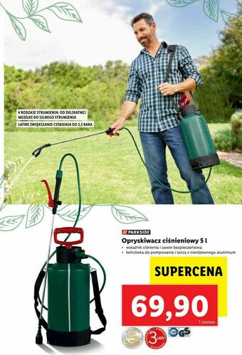 Lidl Opryskiwacz ciśnieniowy 5 l oferta