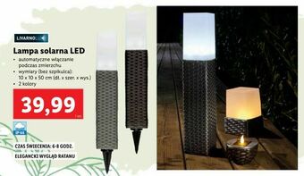 Lidl Lampa solarna LED oferta