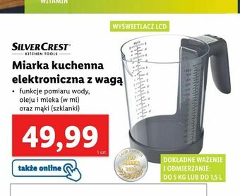 Miarka kuchenna elektroniczna z wagą