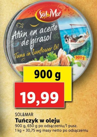 Lidl Tuńczyk w oleju oferta