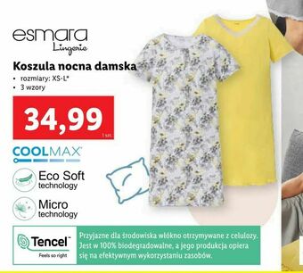 Lidl Koszula nocna damska oferta