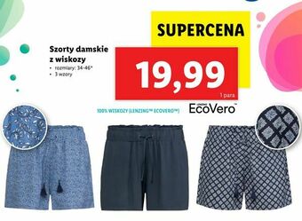 Lidl Szorty damskie z wiskozy oferta