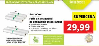 Lidl Folia do zgrzewarki do pakowania próżniowego oferta