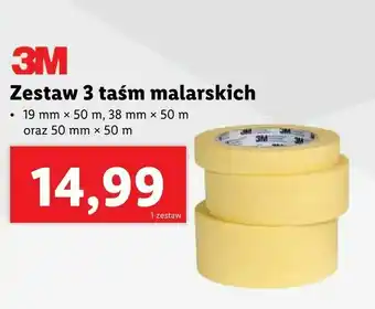 Lidl Zestaw 3 taśm malarskich oferta