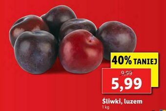 Lidl Śliwki, luzem oferta