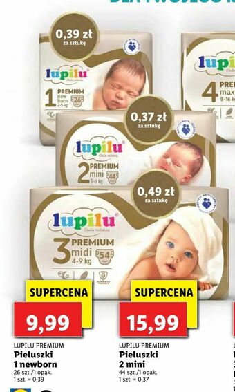Lidl Pieluszki. 1 newborn oferta