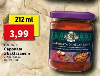 Lidl Caponata z bakłażanem oferta