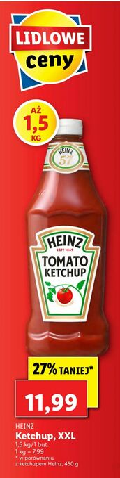 Lidl Ketchup, XXL oferta