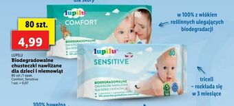 Lidl Biodegradowalne chusteczki nawilżane dla dzieci i niemowląt oferta