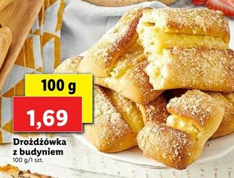Lidl Drożdżówka z budyniem oferta