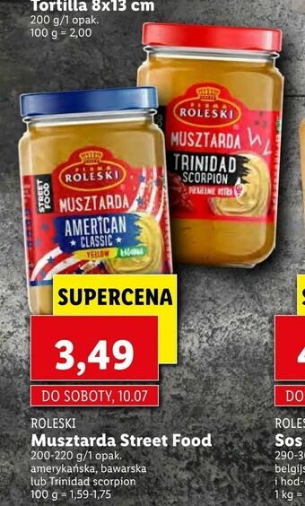 Lidl Musztarda Street Food oferta