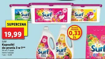 Lidl Kapsułki do prania 3 w 1 oferta