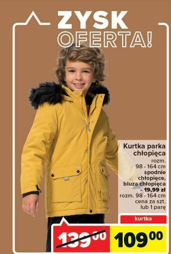 Carrefour Bluza chłopięca rozm. 98-164 cm oferta