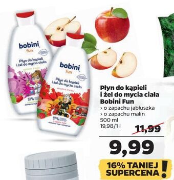 Netto Płyn do kąpieli i żel mycia ciała jabłuszko bobini fun oferta