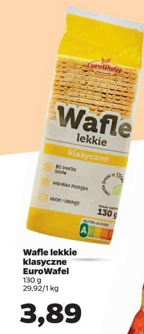 Netto Wafle lekkie eurowafel oferta