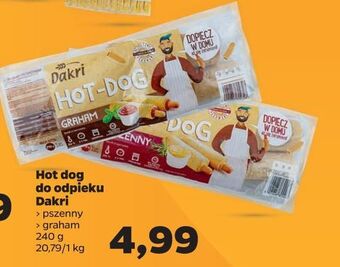 Netto Bułeczki hot-dog pszenne dakri oferta
