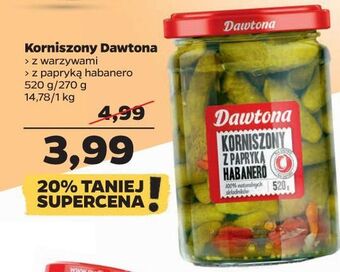 Netto Korniszony z papryką habanero dawtona oferta