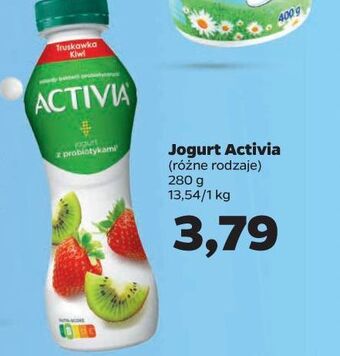 Netto Jogurt truskawka-kiwi danone activia oferta