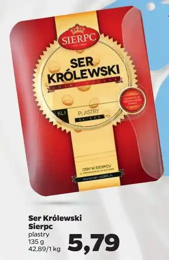 Netto Ser królewski plastry sierpc oferta