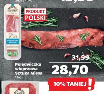 Netto Polędwiczka wieprzowa sztuka mięsa netto oferta