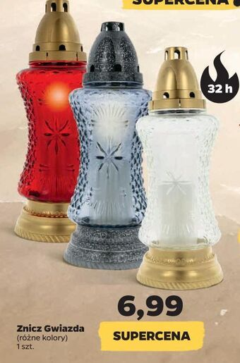 Netto Znicz gwiazda 32 h czerwony oferta