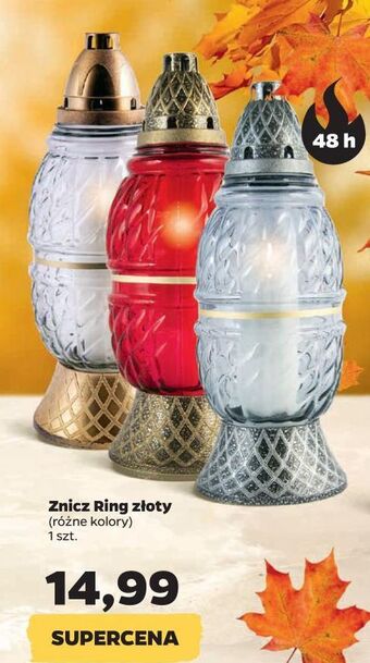 Netto Znicz ring złoty 48 h czerwony oferta