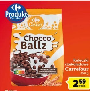 Globi Kuleczki czekoladowe carrefour classic oferta